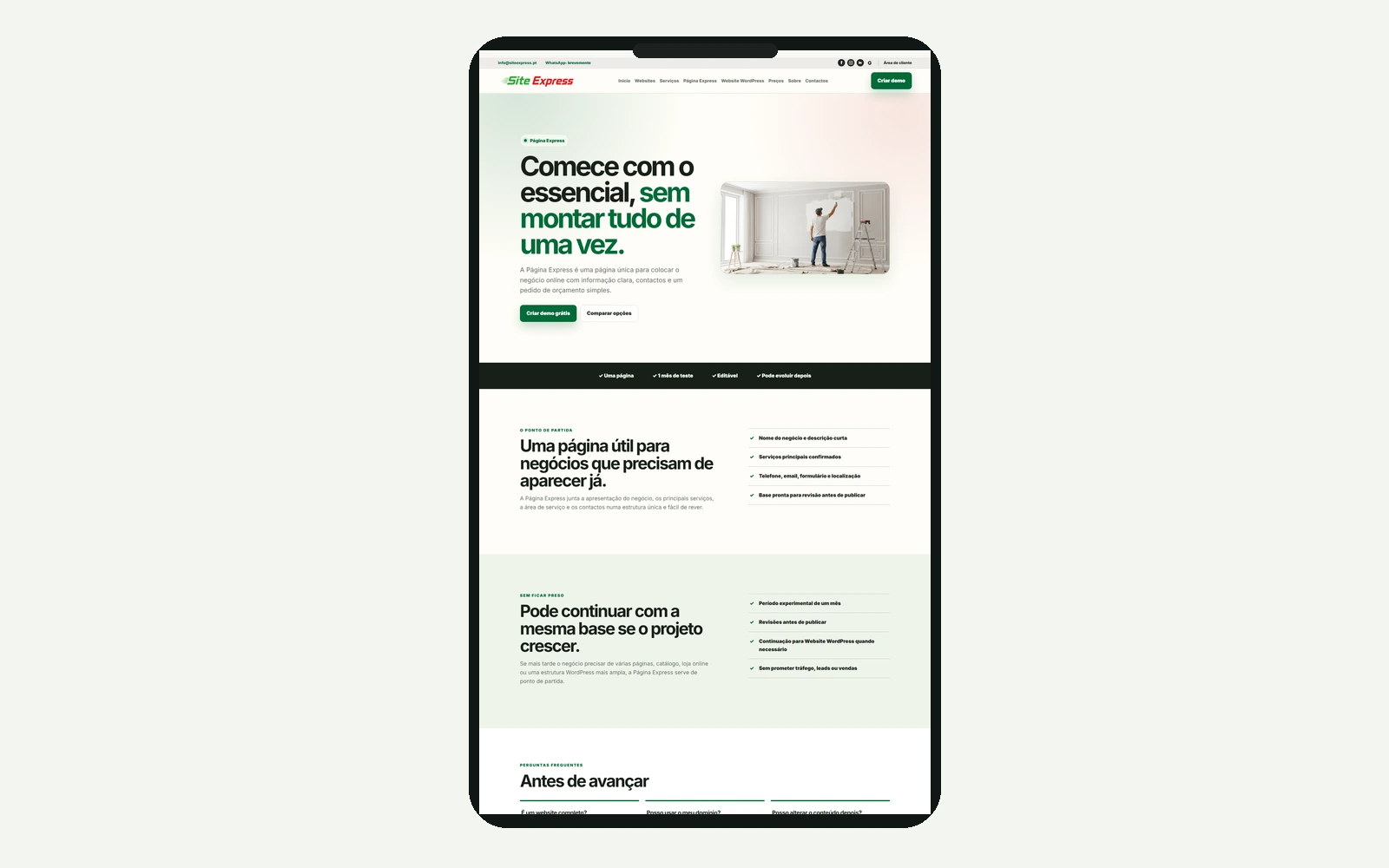 Composição visual de campanha Facebook e Instagram Ads com orientação local