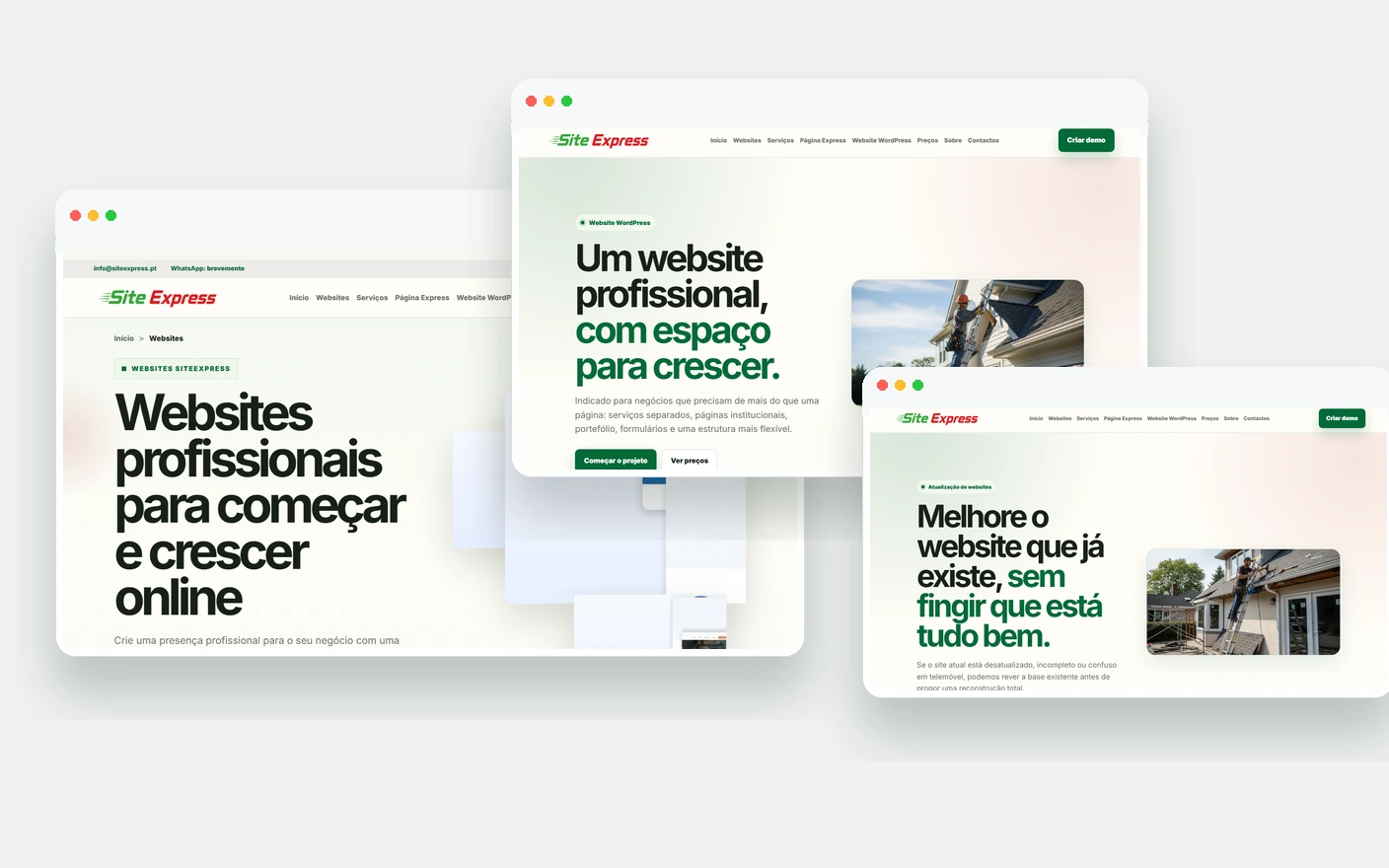 Visual de catálogo ou loja online SiteExpress